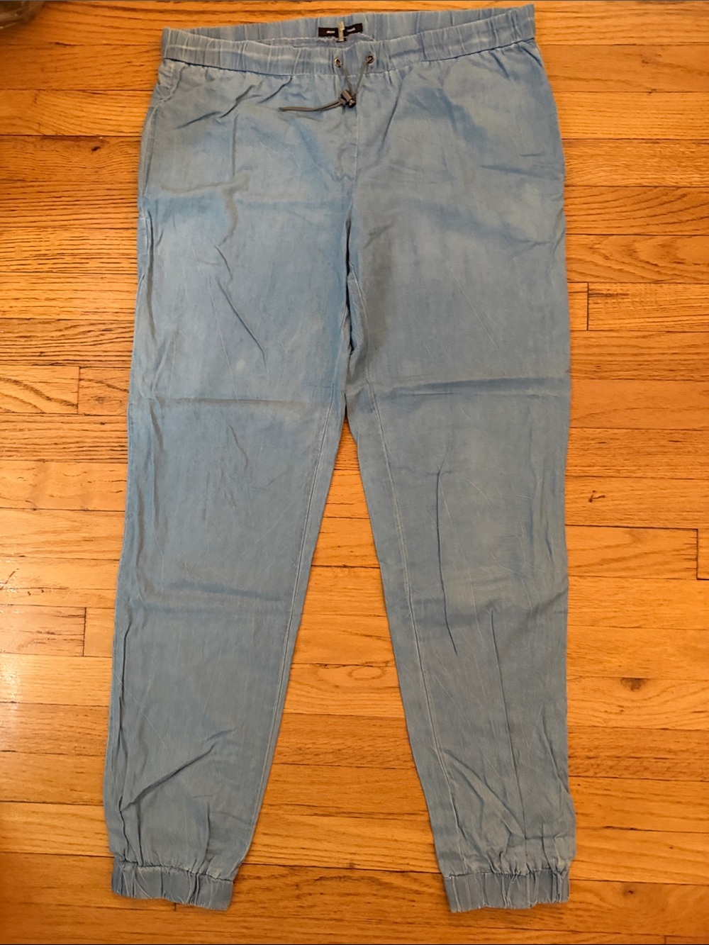 Monika Chiang Light Blue Drawstring Jogger Pants
